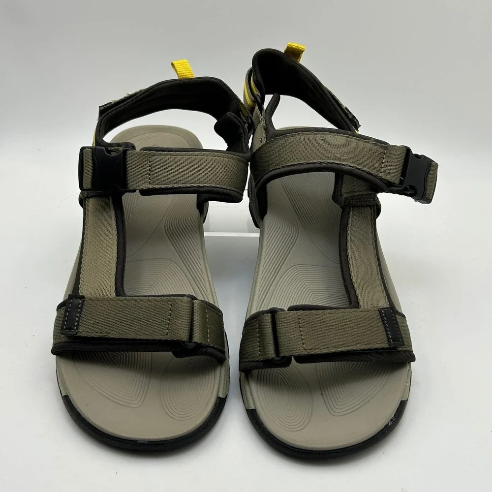 Ozark‎ Trail Hiking Sandals Mens 10 Brown Adjustable Straps Gorpcore Outdoor